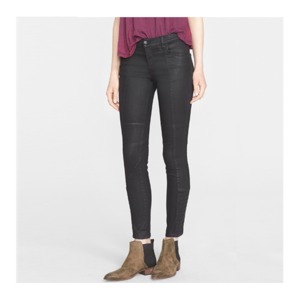 Free People Black Skinny Jeans Jeggings Jillian